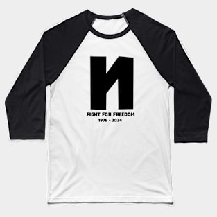 Navalny Fight For Freedom 1976-2024 2 Baseball T-Shirt